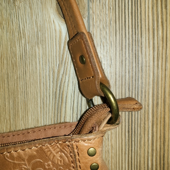 The Sak Handbag Studded Tobacco Floral Embossed - Picture 6 of 11